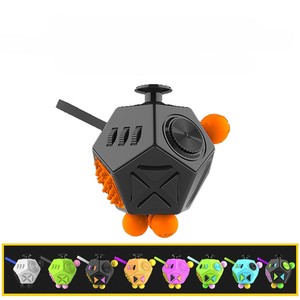 Cubo de Descompresión de 12 Caras, Juego de Dados Antiestrés Popular, Juguete Sensorial Promocional - Product Image 1