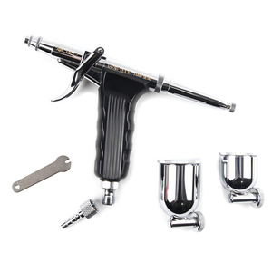 Aérographe Lumina GP-2 10,0 cc à alimentation par gravité, double action, portable, réglages de vitesse ajustables pour travaux artistiques - Product Image 3