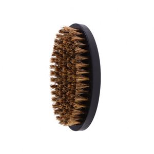 Brosse à barbe en bois de haute qualité pour homme avec logo personnalisé, poils de sanglier doux, brosse à barbe démêlante - Product Image 1