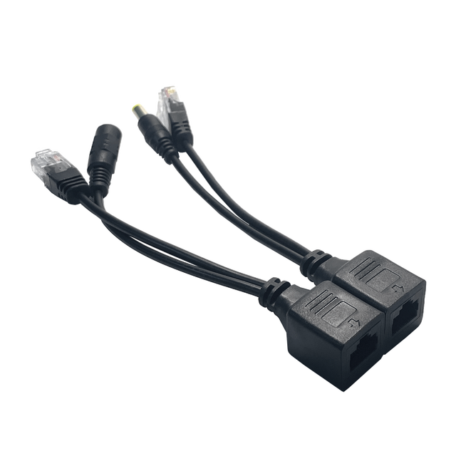 12V POE Non-standard Pass-through Power Supply POE Splitter Synthesizer Network RJ45 DC Power Poe Injector