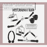 En stock : Accessoire de machine à câble antidérapant en caoutchouc pour triceps et poulies, idéal pour les machines de traction dorsale (LAT Pulldown) et les équipements de gym à domicile.