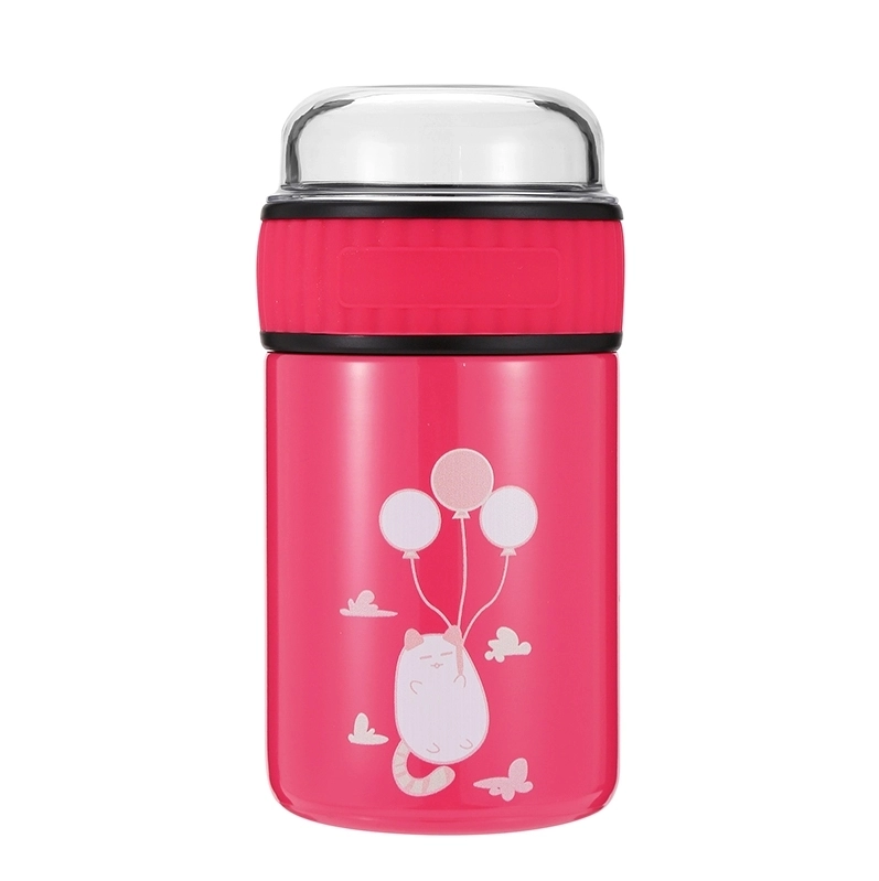 Stainless Steel Vacuum Insulated Kids Food Storage Jar, Kids Food Container With a Snack Container