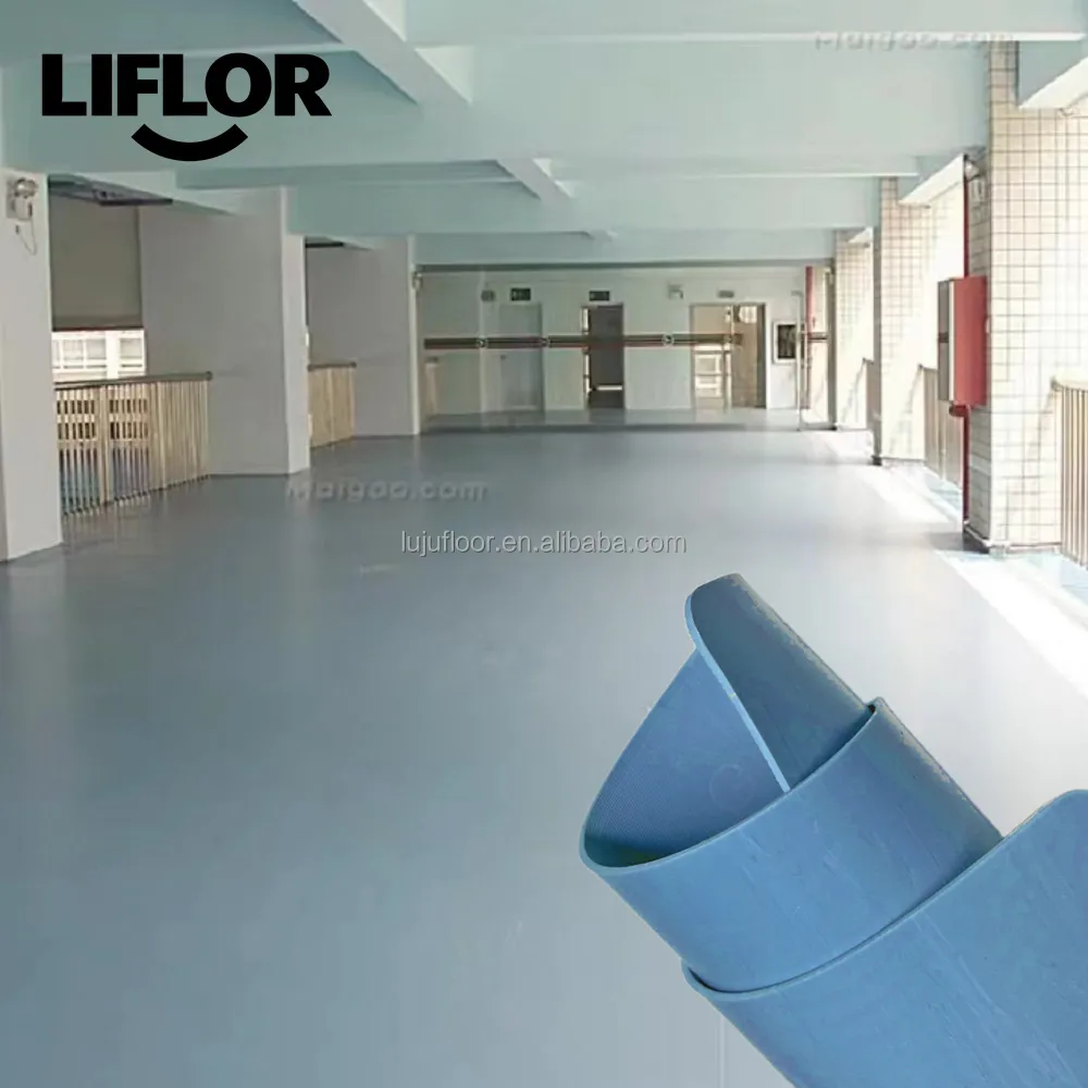 Sistema de sala limpia, sala limpia, piso de PVC, rollo de suelo de vinilo