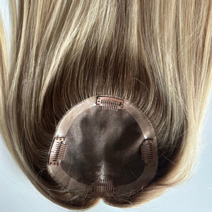 100% Alineación del estrato córneo, base superior de encaje de un solo color, accesorio para el cabello Mono Base adecuado para niñas - Product Image 1