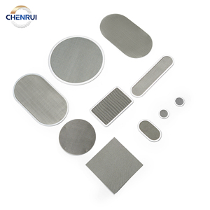 Tốt nhất bán thép không gỉ 340 micron Vòng bọc cạnh dệt dây lưới lọc đĩa lọc lưới tấm đĩa Màn hình tấm - Product Image 6