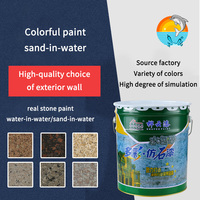 Excellente résistance aux intempéries marbre granit pierre peinture pulvérisation gros mur extérieur revêtement d'eau acrylique liquide revêtement