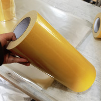 Ruban adhésif en tissu polyester double face haute qualité 306 mm, résistant à la chaleur, adhésif solvant pour scellage de cartons