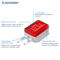 AOSHENG Nouveau Modèle Transmetteur Numérique DP 4-20mA AS-130 Vente en Gros Capteur de Pression d'Air pour Systèmes CVC/Canalisations Commande en Gros