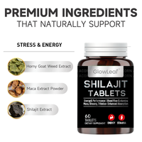 Comprimés de complément alimentaire à base de shilajit NaturaPulse - Soutien énergétique pour les hommes adultes 0,8 g * 60 unités