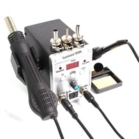 Nouvelle station de soudage et de dessoudage à air chaud combinée Chine 8586 pour réparation de téléphones