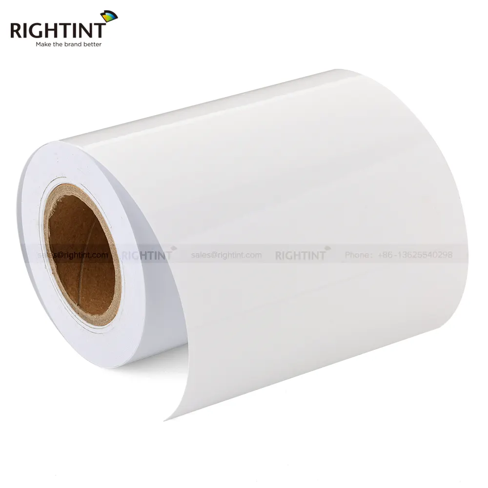 Sticker paper roll 210mm small volume glossy white photo paper for inkjet printer photo paper roll