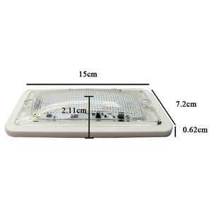 Carré haute intensité inondation durable ambulance lumière intérieure 0.5W soins aux patients led lumières DC12V 24V voiture plafonnier intérieur - Product Image 4