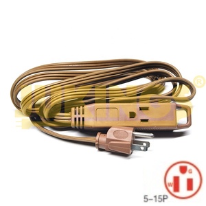 Văn phòng trong nhà 125V thiết bị gia dụng dây nguồn cấu hình thấp góc phải cắm phẳng 3 cửa Hàng nối đất 3 dây nối cà phê - Product Image 6