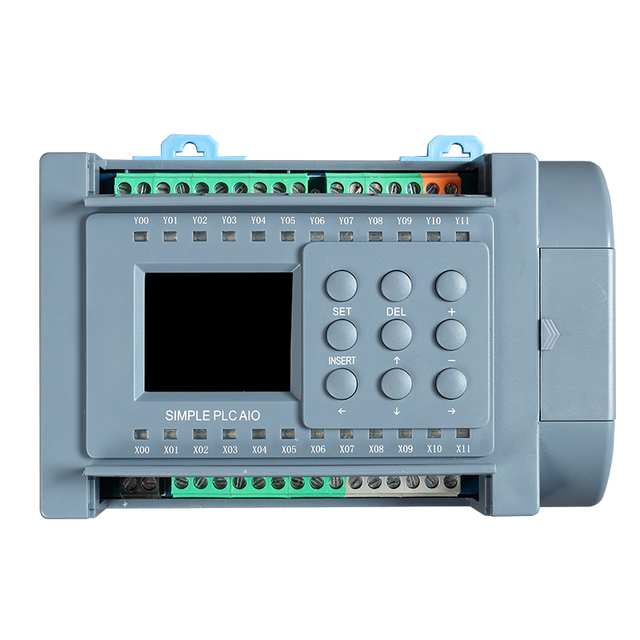 Huaqingjun 8-in 8-out Relay Output PLC Software RS485 Communication Modbus RTU PLC for HVAC System