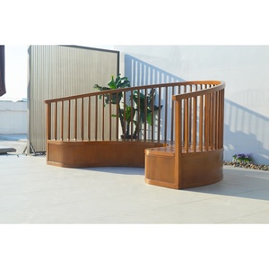 Conjunto Semicircular de Aluminio para Exteriores, Respaldo Alto, para Hoteles y Espacios al Aire Libre, Muebles de Exterior - Product Image 3