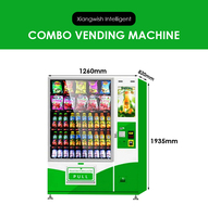 Vente chaude distributeur d'eau de distributeur automatique intelligent de boissons et de collations à grand écran tactile