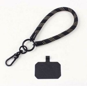 Custom Logo Keychain Wrist <b>Patch</b> Phone Lanyards Universal Short Nylon Mobile Phone Strap - Product Image 6