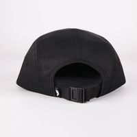 Casquettes de sport de haute qualité avec logo tissé personnalisé, respirantes, ajustables, à 5 panneaux, en coton, pour la course à pied