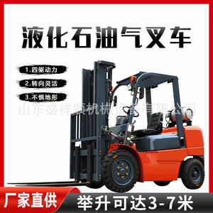 Chariot de manutention transfrontalier à double carburant (GPL/GNC) pour entrepôts, 2, 3, 5 tonnes - Product Image 4