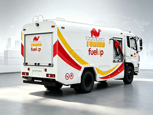 รถบรรทุกขนส่ง LPG คุณภาพสูง 10000L-20000L รถส่งน้ำมันสำหรับเหมืองน้ำมัน 4*2 รถบรรทุกน้ำมันทรงสี่เหลี่ยมสำหรับสถานีบริการน้ำมัน - Product Image 3