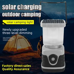 Multi Function Camping Lanterns Rechargeable Portable USB Solar Lamp Hanging LED Tent Light Solar Light For Camp Led Light