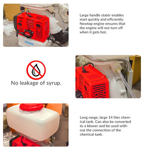 Pulverizador de mochila fiable de gasolina de 2 tiempos de alta eficiencia para fertilización en invernaderos - Product Image 6