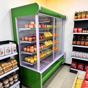 Congelador Comercial para Exhibición, Refrigerador Abierto Multideck para Supermercados con Cortina de Aire para Frutas y Verduras - Product Image 5
