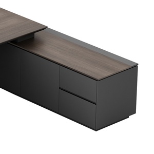 Free Design Plan Factory Price E1 Mdf Office Furniture Luxury L Shape Design Strong Executive Ceo Boss Office <b>Desk</b> - Product Image 5