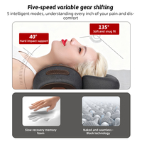 Oreiller de massage cervical ergonomique 2 en 1 en mousse à mémoire de forme ZL P832H 25W pour les soins de santé et l'application corporelle