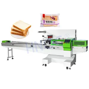 HNOC Horizontal Sachet Cookie Cupcake Package Arabic Bread Sandwich Bag Automatic Pack Machine Price