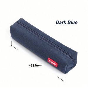 High Quality Portable Washable Canvas <b>Black</b> Gray <b>Mini</b> Pencil case Pouch Pen <b>Bag</b> for Students School Supplies - Product Image 6