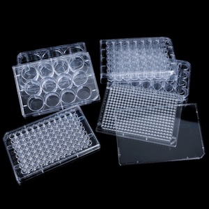 6 plaques de milieu de culture de cellules noires de tissu sanguin de puits avec des insertions - Product Image 5