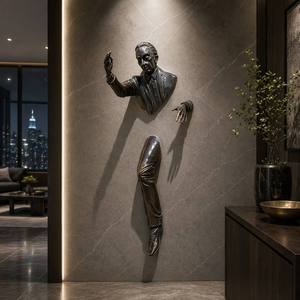 "Illusion architecturale moderne" - Art sur mesure en bronze coulé à la main, sculpture en bronze, statue - Product Image 3