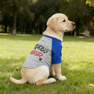 Vêtements pour animaux de compagnie en gros pour l'été, t-shirt pour chien - Product Image 1