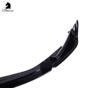 V2 Estilo ABS Material Brillo Negro Kit de carrocería delantera Labio de parachoques delantero para <span class=keywords><strong>BMW</strong></span> M3 M4 G80 G82 2021 + - Product Image 4