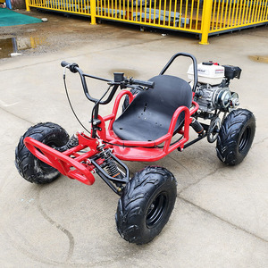 Nouveau design, pédale, pneus larges de 10 pouces, karting tout-terrain, personnalisable, 212cc, essence, 4 temps, puissance élevée, karting adulte, buggy tout-terrain - Product Image 3