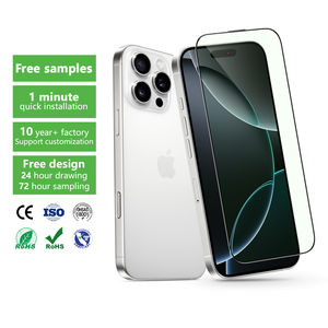 Aurey Factory 2.5d <span class=keywords><strong>Anti</strong></span>-réfléchissant <span class=keywords><strong>Anti</strong></span>-lumière bleue Film de protection d'écran de téléphone portable pour IPhone 16 15 14 13 12 11 Pro Max - Product Image 1