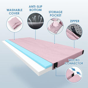 Surewalhome Traagschuim Matras Voor Reis Draagbaar Slaapkussen Camping Matras Logeerbed Voor Logeerpartij - Product Image 3