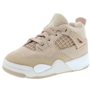 Zapatos Retro para Bebés y Niños Pequeños, Parte Superior de Cáñamo, Logotipo Bordado, Cómodos, con Cordones, Estilo Baloncesto - Product Image 1