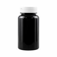 Bouteille cylindrique en PET pour pilules, avec bouchon à clapet inviolable, pour vitamines, capsules, comprimés et compléments alimentaires - Vente en gros