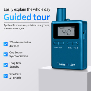 Ricetrasmettitore 2.4g per guida turistica Wireless Audio multilingue con guida Audio - Product Image 2