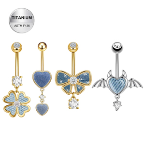 Toposh Anelli per <span class=keywords><strong>Ombelico</strong></span> in Titanio ASTM F136, Gioielli Sexy per <span class=keywords><strong>Piercing</strong></span> <span class=keywords><strong>all</strong></span>'<span class=keywords><strong>Ombelico</strong></span>, Anelli per <span class=keywords><strong>Ombelico</strong></span> Impermeabili <span class=keywords><strong>all</strong></span>'Ingrosso per Donne - Product Image 4