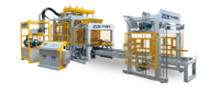 Machine de fabrication de blocs de béton creux entièrement automatique avec moteur et pompe, production à basse tension et haute capacité