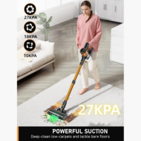 Aspirateur sans fil amélioré 2026, puissance d'aspiration 27000 PA, fonction séchage, pour usage hôtelier, filtre HEPA et élimination des poils d'animaux