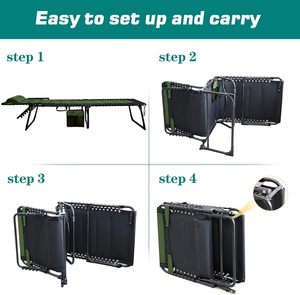 <span class=keywords><strong>Chaise</strong></span> <span class=keywords><strong>longue</strong></span> <span class=keywords><strong>pliante</strong></span> WKFAMOUT d'extérieur avec cadre en acier inoxydable, inclinable en 5 positions, hauteur réglable, support de tête réglable, pour la plage - Product Image 6