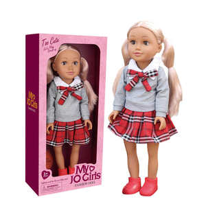 패션 다시 태어난 소녀 실리콘 인형 장난감 소녀 장난감 비닐 360 도 회전 현실적인 인형 18 인치 크리스마스 선물 - Product Image 2