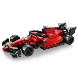 Reobrix 663 1:24 Voiture de course <span class=keywords><strong>F1</strong></span>, modèle <span class=keywords><strong>miniature</strong></span> à l'échelle, super voiture, blocs de construction, ensembles de blocs de construction de voiture de course <span class=keywords><strong>F1</strong></span> - Product Image 1
