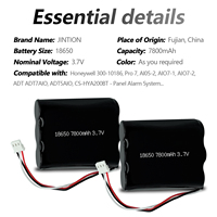 Sel baterai Lithium Ion 18650 7800mAh 3.7V 18650 untuk Honeywell 300-10186 Pro 7 AI05-2 AIO7 ADT5AIO sistem Alarm Panel