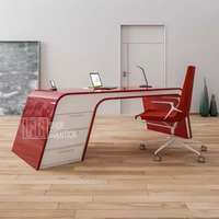 Meubles de bureau classiques modernes en MDF, peinture piano, petit bureau de direction, tables, bureaux, accessoires