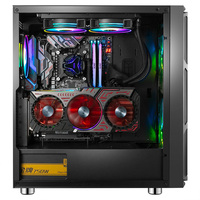 SAMA-panel frontal de malla para ordenador, Torre completa vertical, VGA, atx, usb 3,0